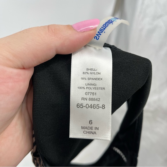 3 for $15 🌸 Swimsuits for All Zebra Stripe Cutout Bikini Swimsuit Bottoms - Picture 3 of 4